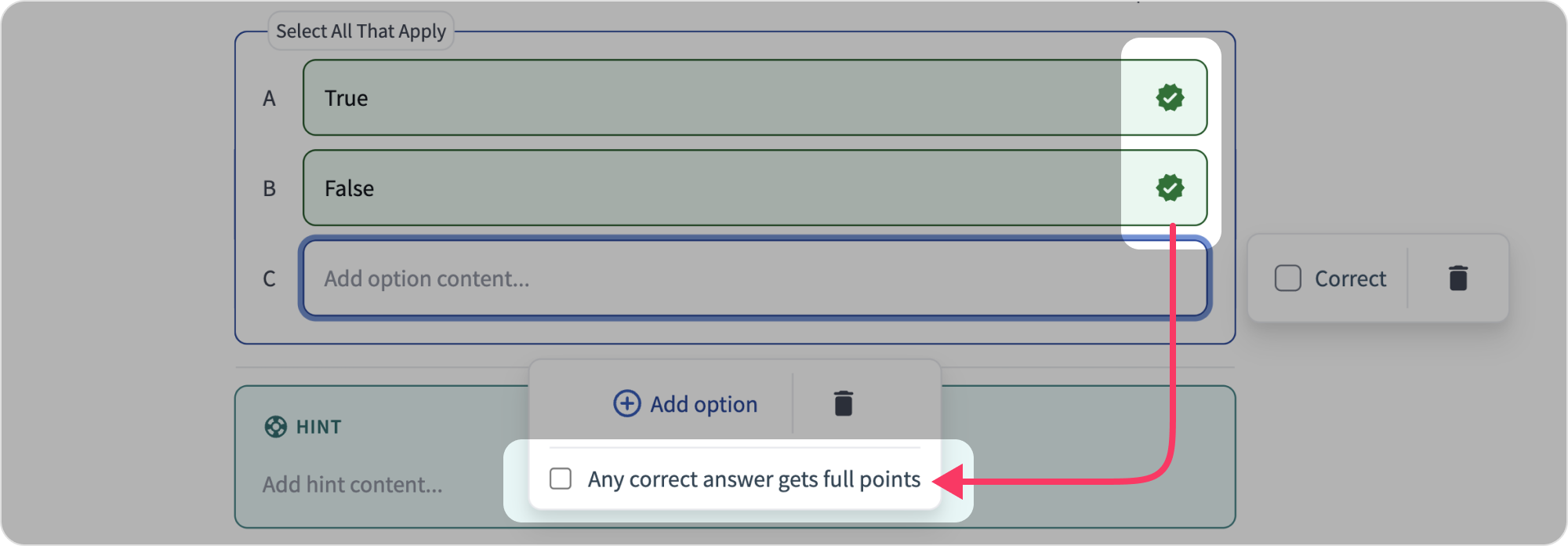 Top Hat Question Builder