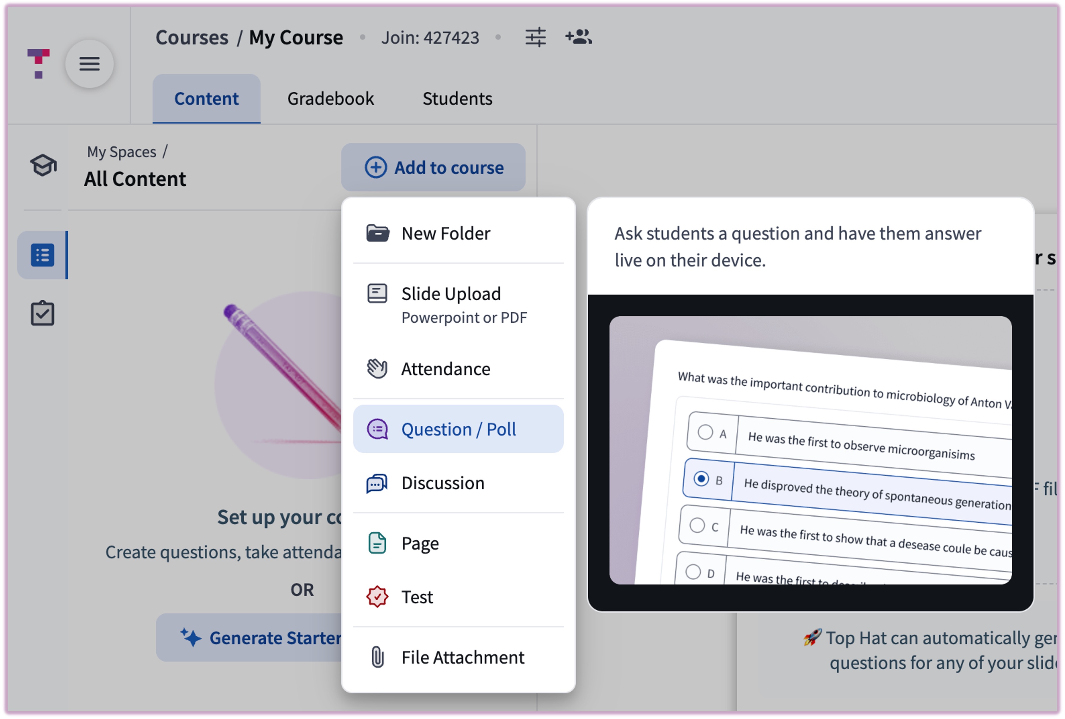 Educator: Multiple Choice Questions