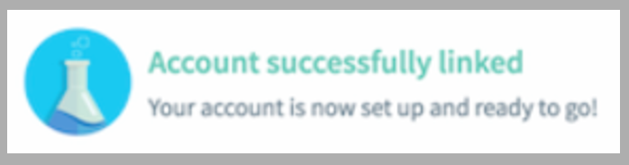 A confirmation header in Top Hat indicating successful entry into the connected course.