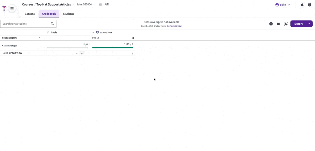 [GIF demonstrating how to add a manual grade entry from the Add Entry menu]