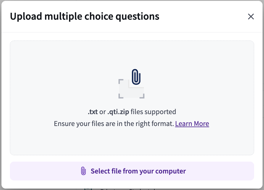 Educator: Question Upload